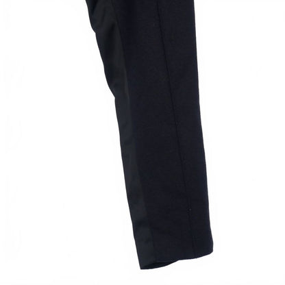Celine Front And Back Switching Slim Wool Pants Slacks 34 Navy Black