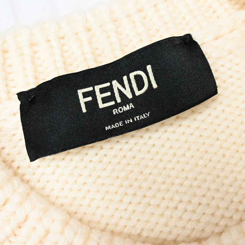 Fendi Logomania Ivory Knit