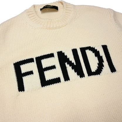 Fendi Logomania Ivory Knit