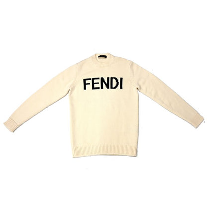 Fendi Logomania Ivory Knit