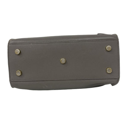 Saint Laurent Paris Handbag Baby Cabas 424868 Grey Leather