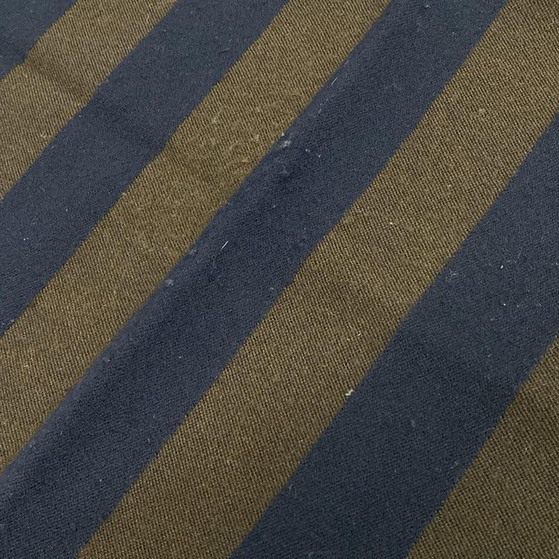 Fendi Muffler - Dark Brown X Dark Navy Zucca Pattern Pecan Wool