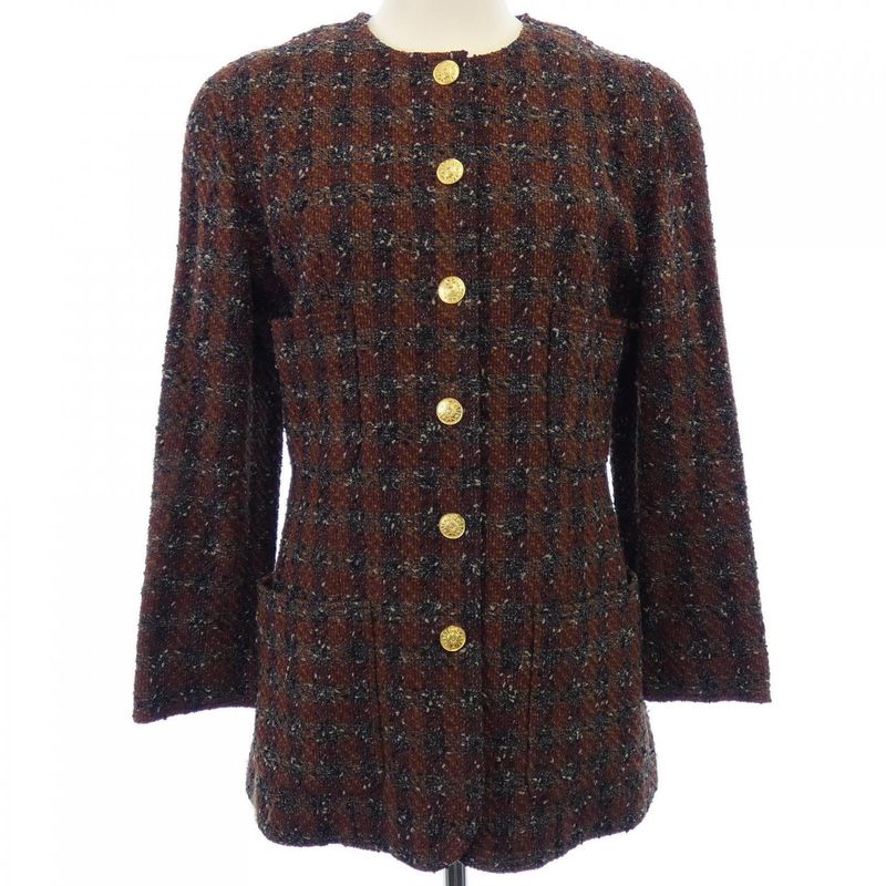 Vintage Chanel 21161876 Collarless Jacket