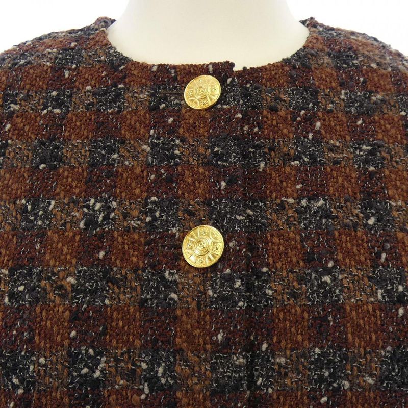 Vintage Chanel 21161876 Collarless Jacket