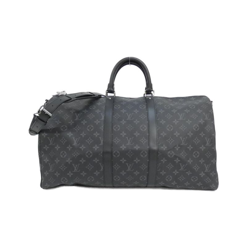 Louis Vuitton Monogram Eclipse Keepall Bandouliere 55cm (21.65in) M40605 Boston