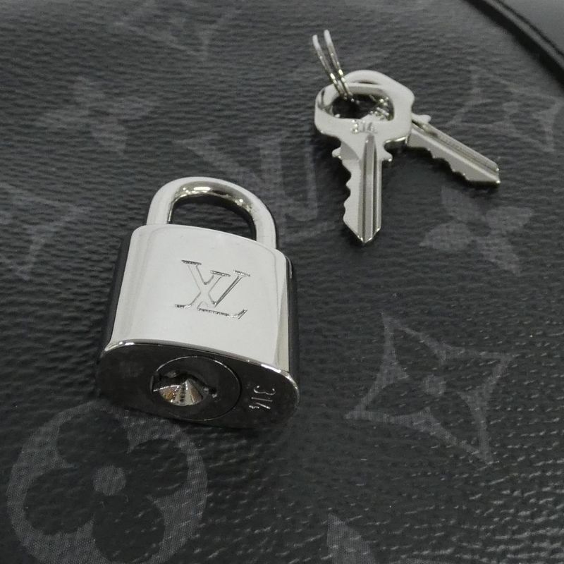 Louis Vuitton Monogram Eclipse Keepall Bandouliere 55cm (21.65in) M40605 Boston