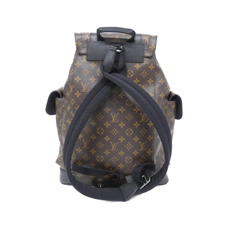 Louis Vuitton Monogram Macassar Christopher MM M43735 Backpack Sac