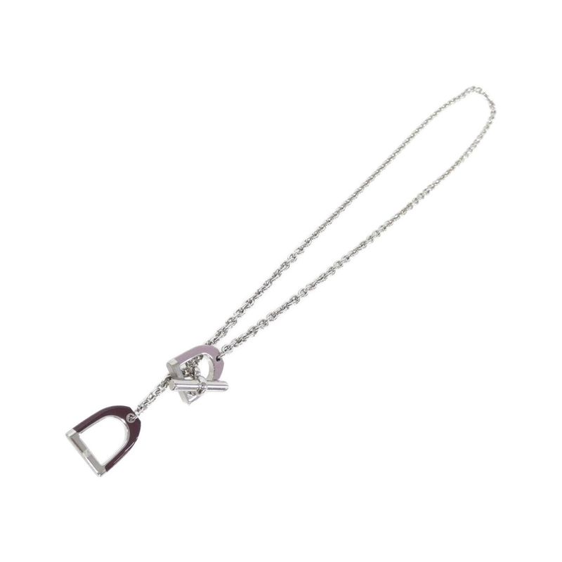 Hermes Etrier 100088fp Necklace