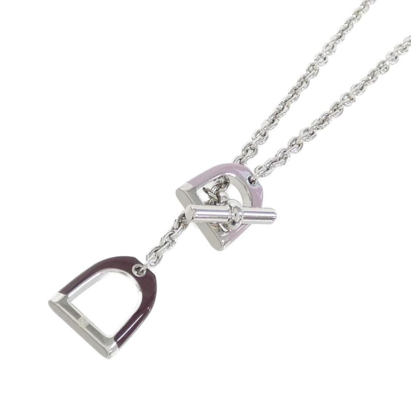 Hermes Etrier 100088fp Necklace