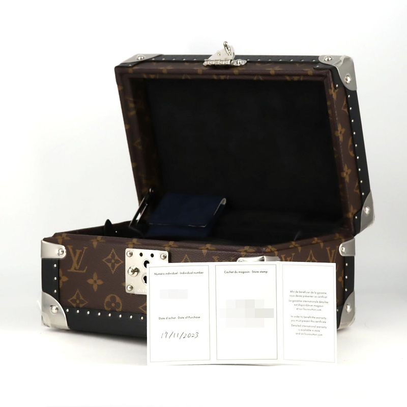 Louis Vuitton Tambour Automatic Steel Blue W1st20 SS Automatic Winding