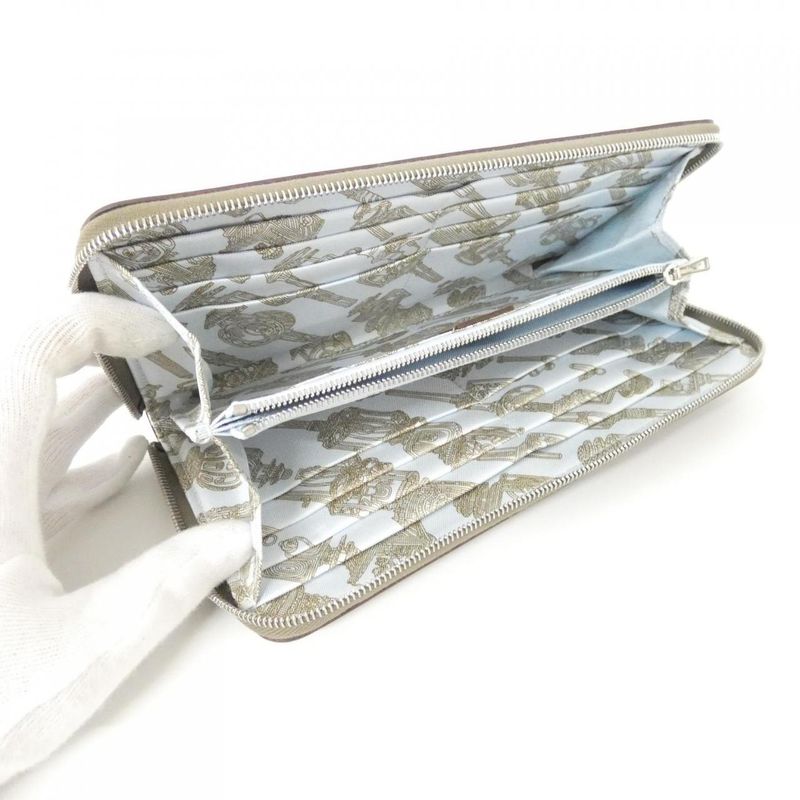 Hermes Mervilleuses Lanternes Silk In Classic 086366ck Wallet