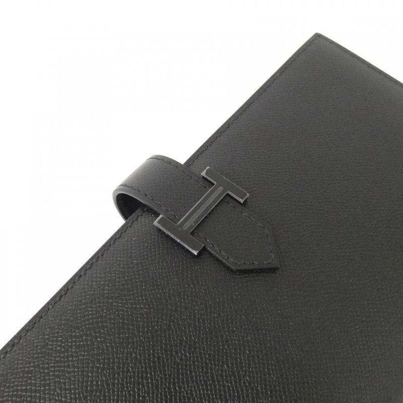 Hermes Bearn Soufflé Monochrome 085915ch Wallet