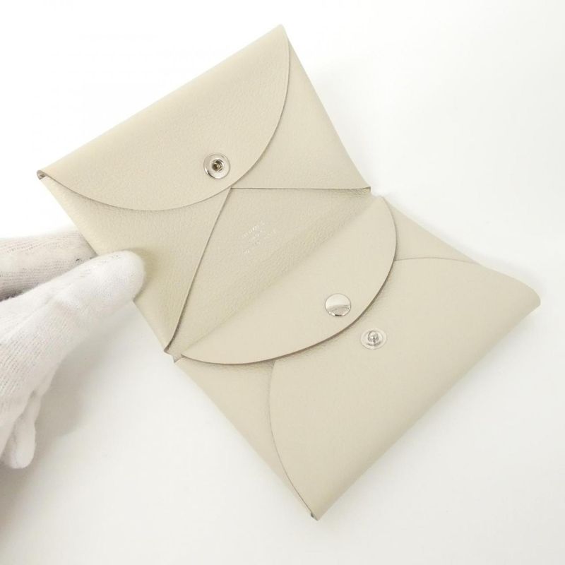 Hermes Calvi Duo 085238ck Coin Case