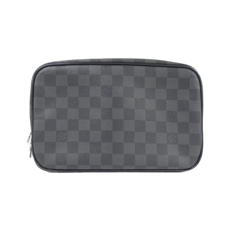 Louis Vuitton Damier Graphite Trousse Toilette GM N47521 Pouch