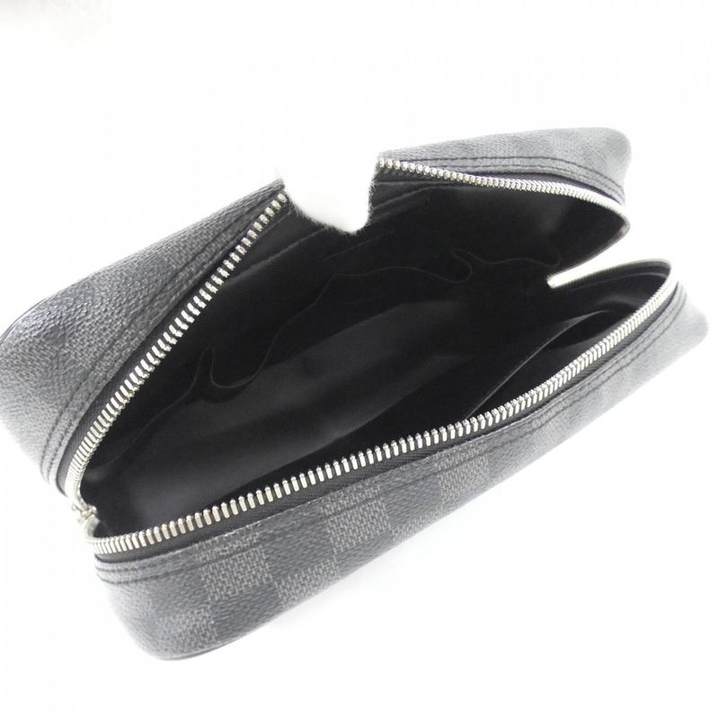 Louis Vuitton Damier Graphite Trousse Toilette GM N47521 Pouch