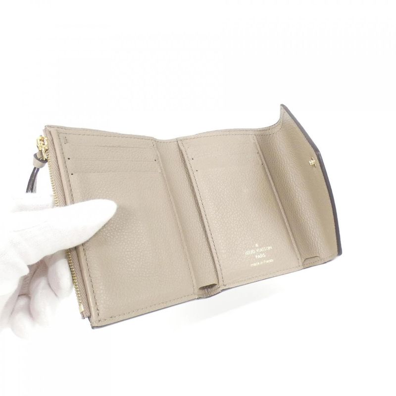 Louis Vuitton Bicolor Monogram Empreinte Portefeuille Victorine M81861 Wallet