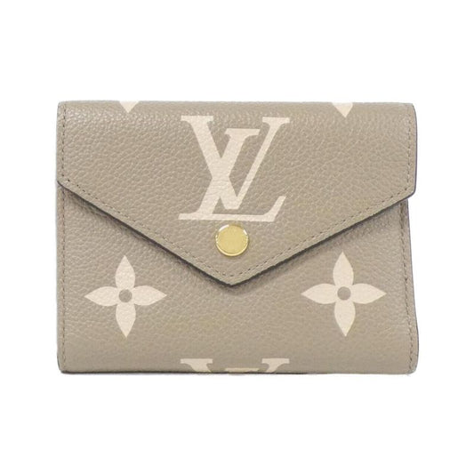 Louis Vuitton Bicolor Monogram Empreinte Portefeuille Victorine M81861 Wallet