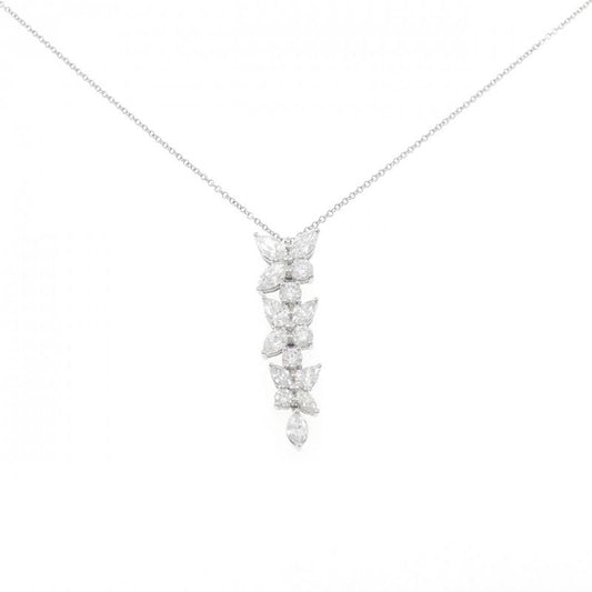 Tiffany & Co Victoria Mixed Cluster Drop Necklace