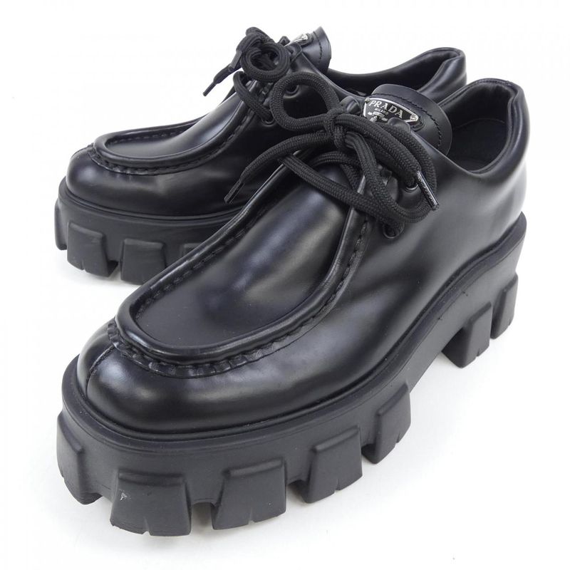 Prada Monolith Triangle Logo 1e254n Shoes