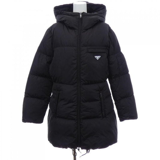 Prada Triangle Logo 29f430 S192 1WQ9 Down Coat