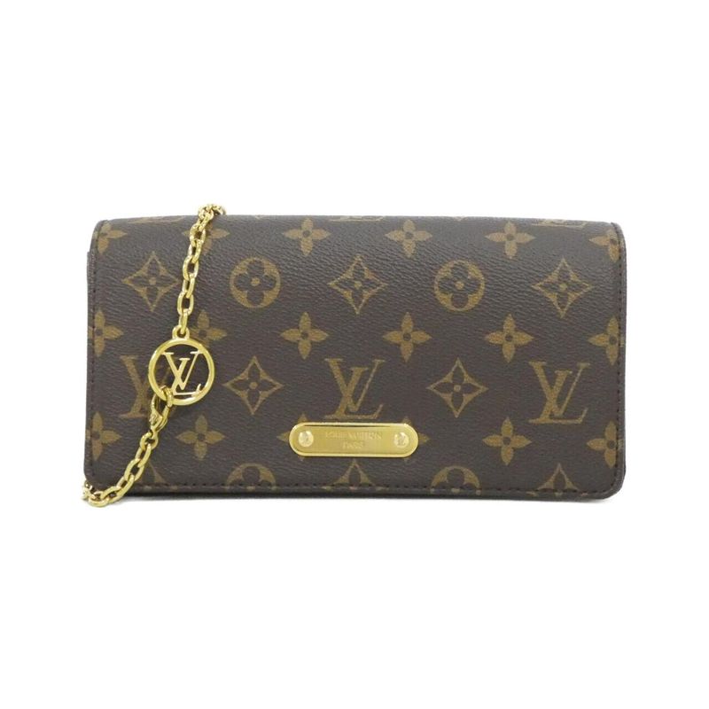 Louis Vuitton Monogram Wallet On Chain Lily M82509 Shoulder Bag