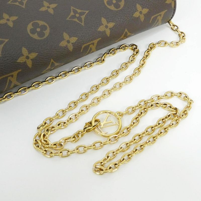 Louis Vuitton Monogram Wallet On Chain Lily M82509 Shoulder Bag