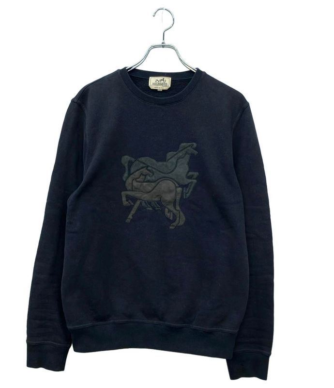 Hermes Trainer Leather Patch Men's SIZE M Hermes