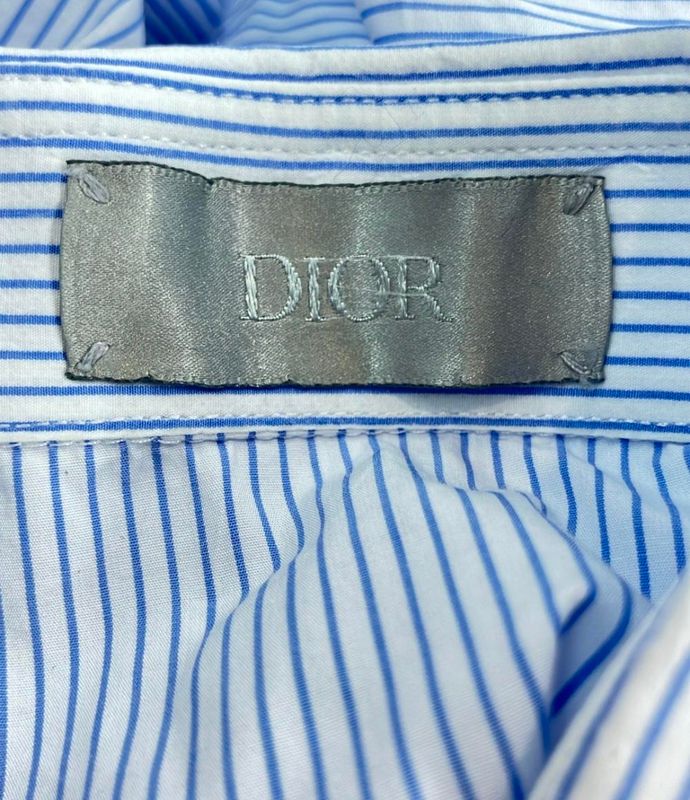 Dior Homme Short Sleeve Shirt Striped Men's SIZE 40 (L) DIOR Homme