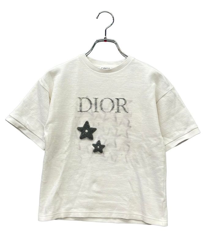 Christian Dior Short Sleeve T-shirt Star Pattern Kids SIZE 8 (120) Christian