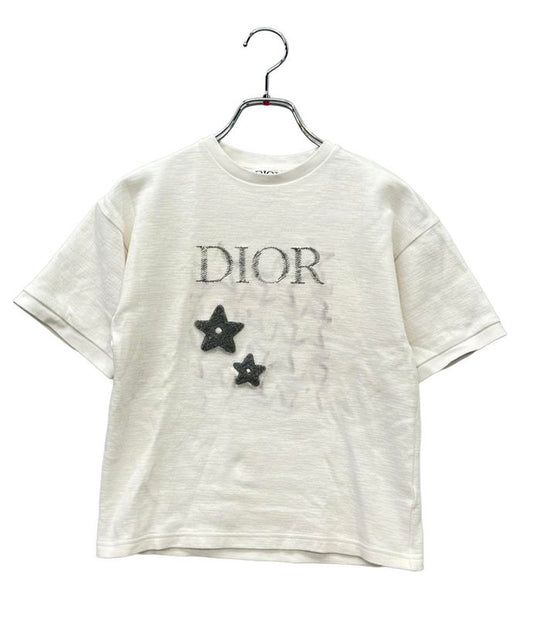 Christian Dior Short Sleeve T-shirt Star Pattern Kids SIZE 8 (120) Christian