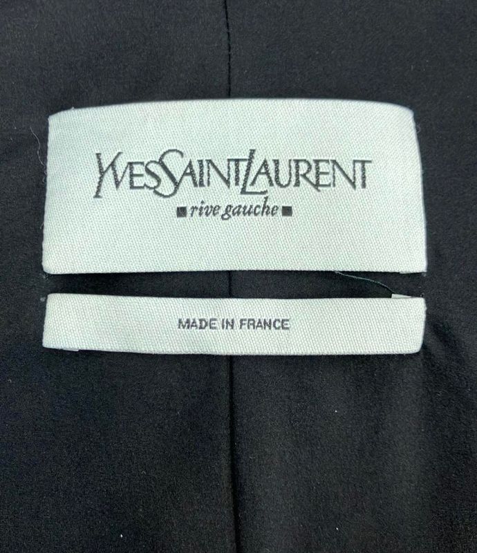 Yves Saint Laurent Collarless Jacket Women's SIZE 36 YVES Saint Laurent