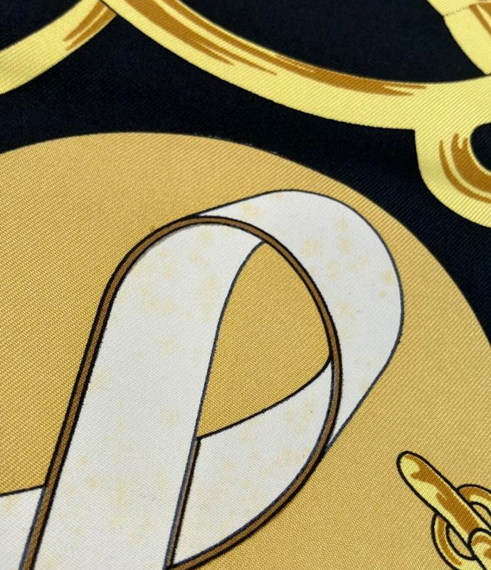 Hermes Scarf Carre90 100% Silk Eperon D’or Women’s Hermes
