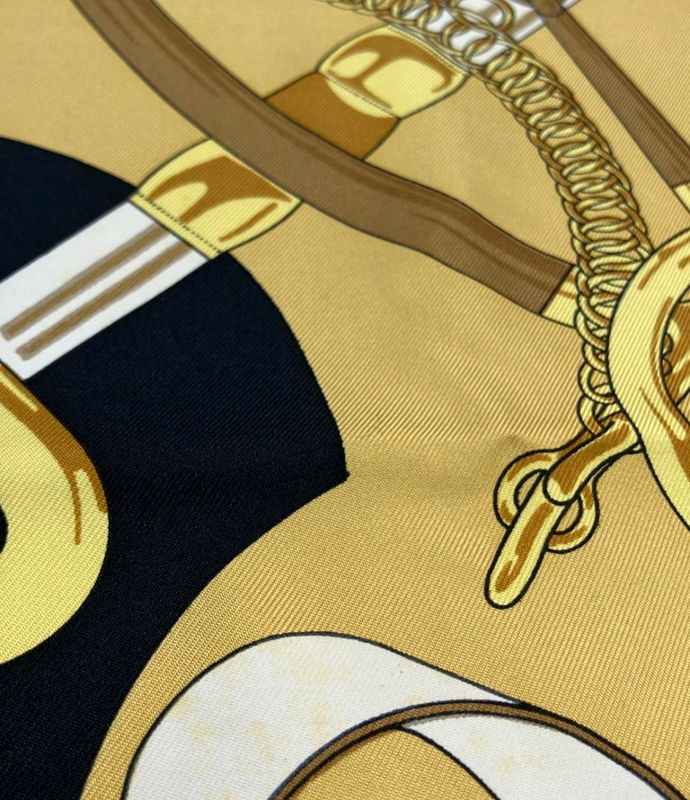 Hermes Scarf Carre90 100% Silk Eperon D’or Women’s Hermes