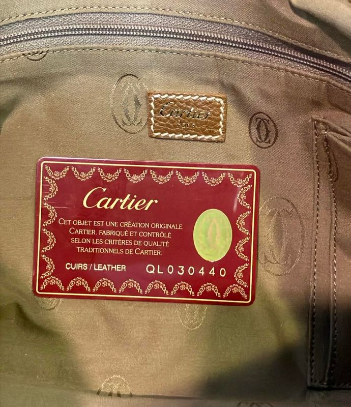 Cartier Tote Bag Marcello L1000830 Women's Cartier