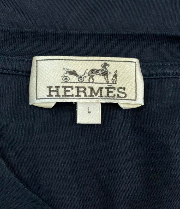 Hermes Short Sleeve T-shirt Men's SIZE L Hermes