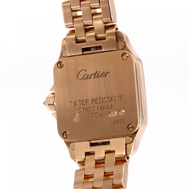 Cartier Mini Santos De Moiselle PG D Wf9011z8 Pg･rg Quartz