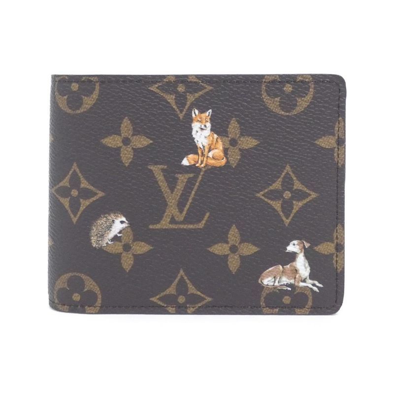 Louis Vuitton Monogram Forest Portefeuille Multiple M27057 Billfold
