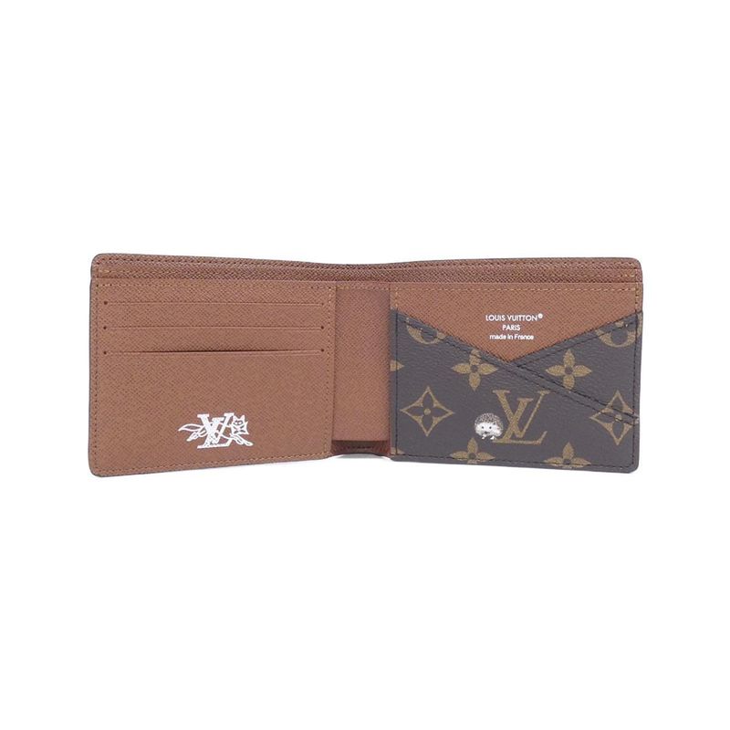 Louis Vuitton Monogram Forest Portefeuille Multiple M27057 Billfold