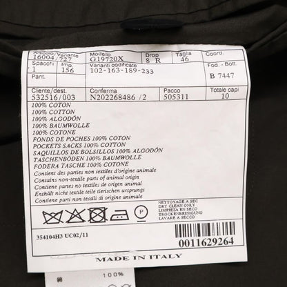 Hermes [23ss] G19720x Cotton 2B Tailored 46