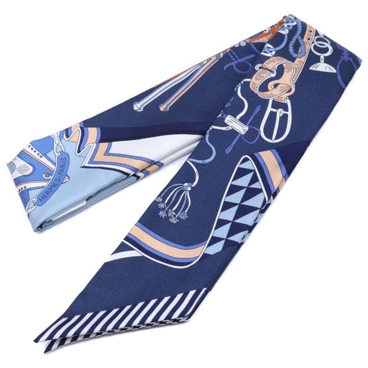 Hermes [unused] 25SS H062842s 03 Saddle Craftsman's Bouquet Twilly