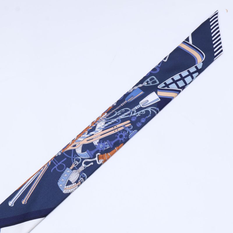 Hermes [unused] 25SS H062842s 03 Saddle Craftsman's Bouquet Twilly