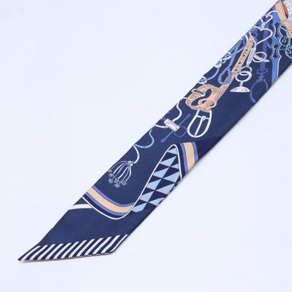 Hermes [unused] 25SS H062842s 03 Saddle Craftsman's Bouquet Twilly