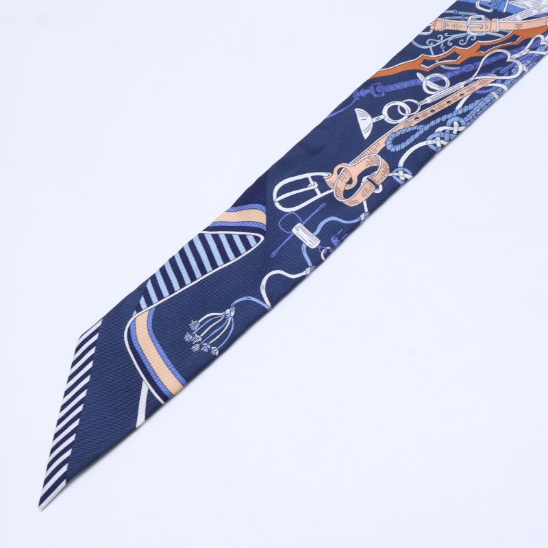 Hermes [unused] 25SS H062842s 03 Saddle Craftsman's Bouquet Twilly