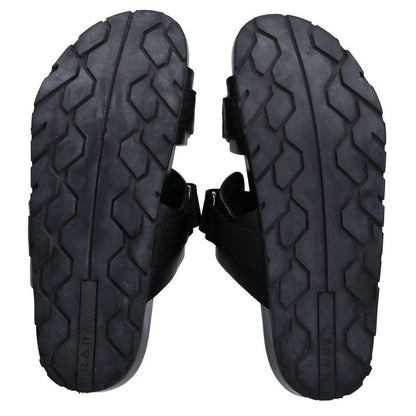 Prada []2x3002 Velcro Leather Slide Sandals 6 1 2