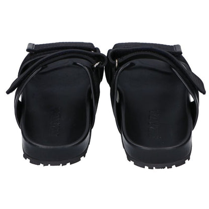Prada []2x3002 Velcro Leather Slide Sandals 6 1 2