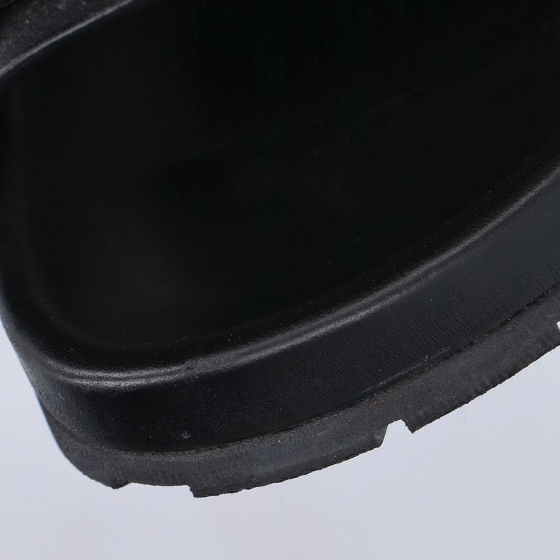 Prada []2x3002 Velcro Leather Slide Sandals 6 1 2