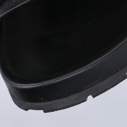 Prada []2x3002 Velcro Leather Slide Sandals 6 1 2