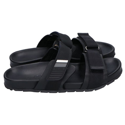 Prada []2x3002 Velcro Leather Slide Sandals 6 1 2