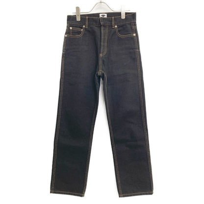 Christian Dior Black BEE Tag Button Fly Cropped Denim Pants 38