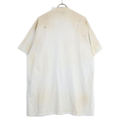 Balenciaga [made In 22 Years] 739028 Distressed Short Sleeve T-shirt L